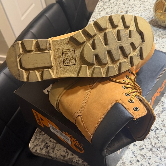 Timberland PRO Tan Composite Toe Work Boots - Picture 8 of 8